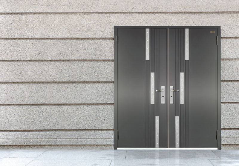 石材玄關門 1│灰砂色